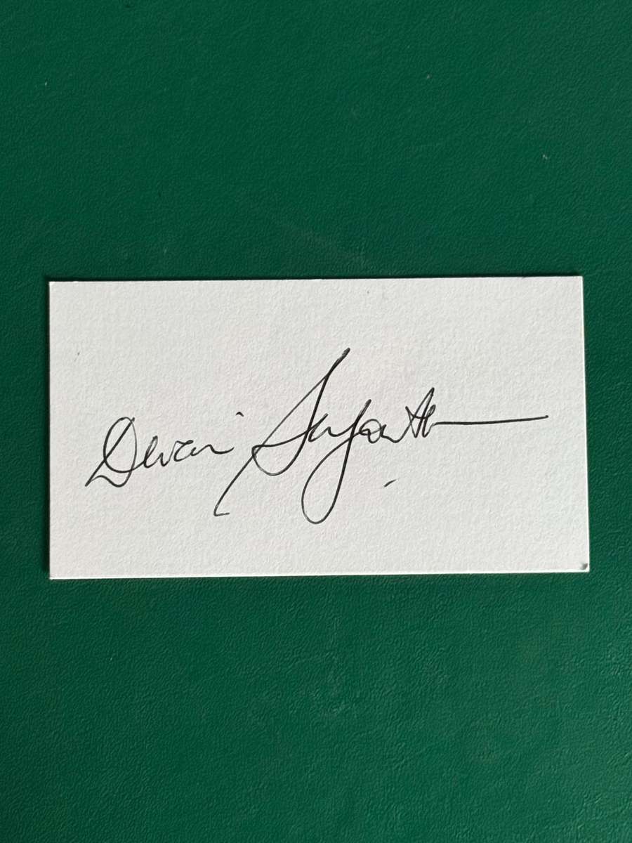 Rugby Autograph - Divan Serfontein (Springbok Nr508)