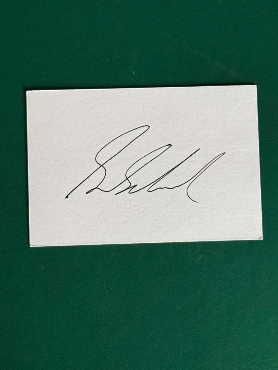 Rugby Autograph - Louis Schreuder (Springbok Nr891)