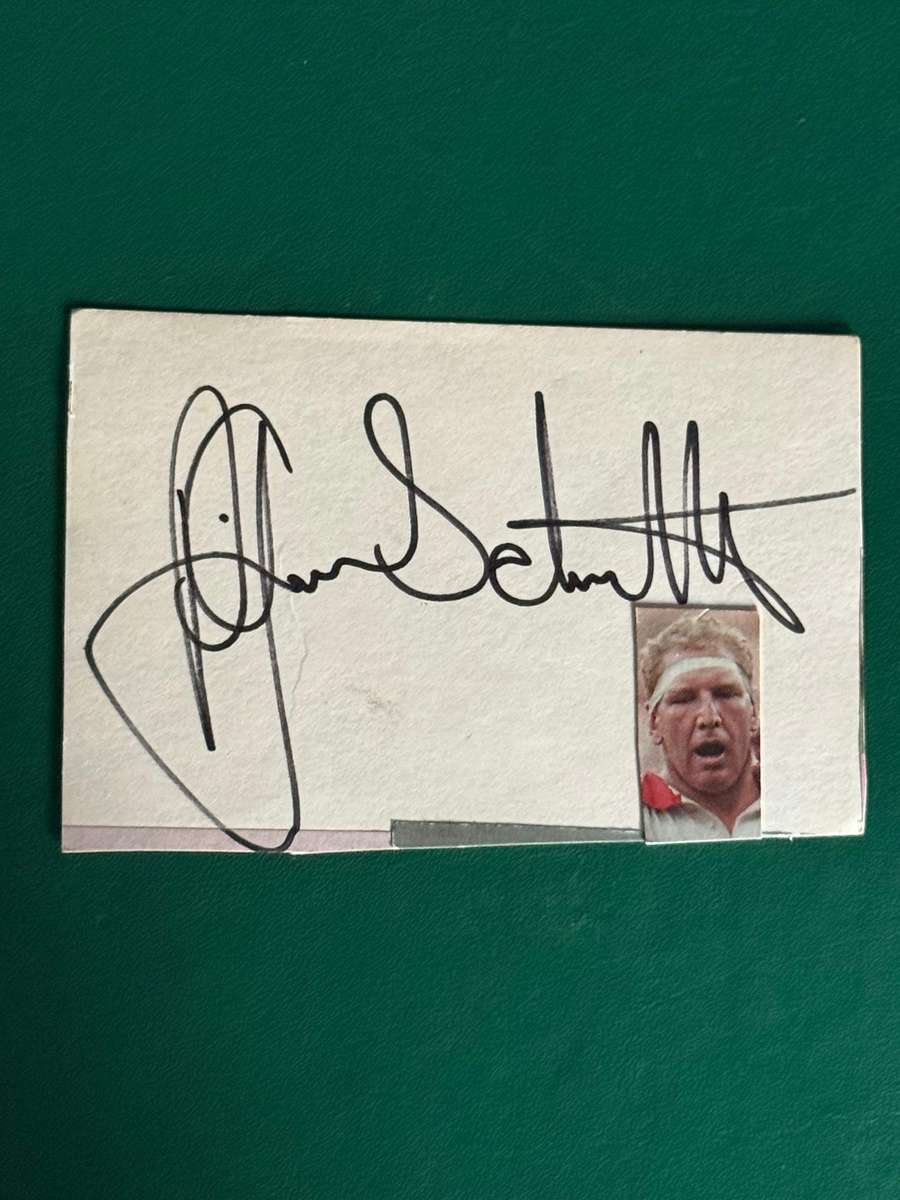 Rugby Autograph - Philip Schutte (Springbok Nr582)