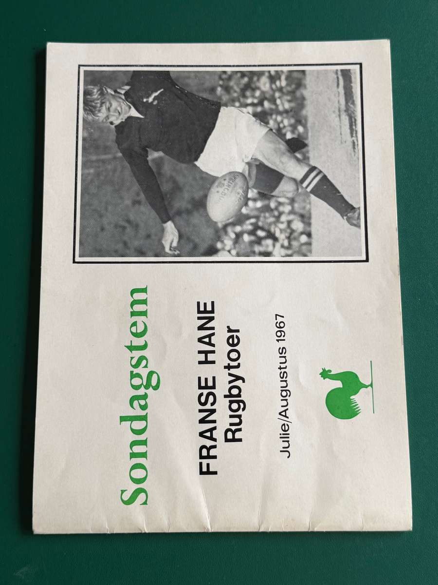 Rugby Guide - Sondagstem: Franse Hane Rugbytoer Jul/Aug 1967 (40 pages)