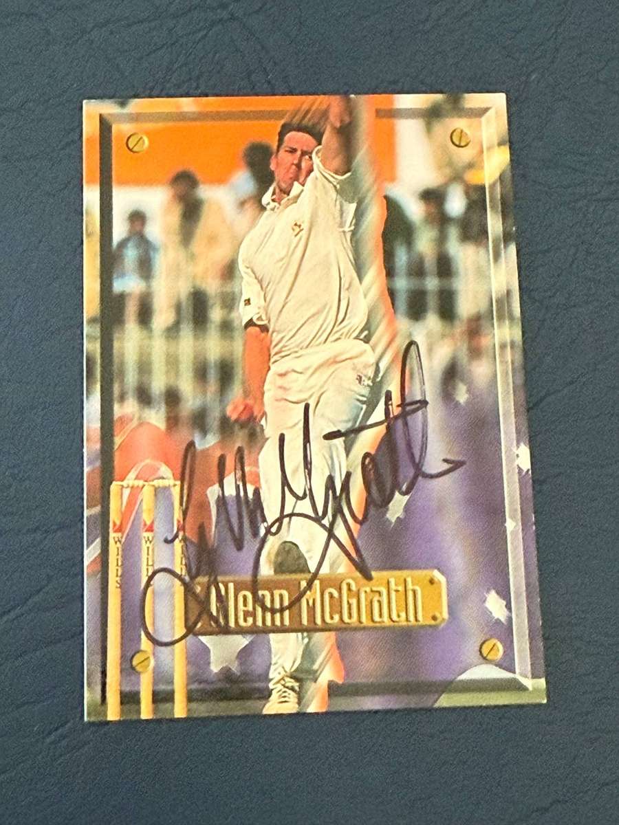 Cricket Card - *SIGNED* Glenn Mcgrath 1997 Sports Deck Cricket Card
