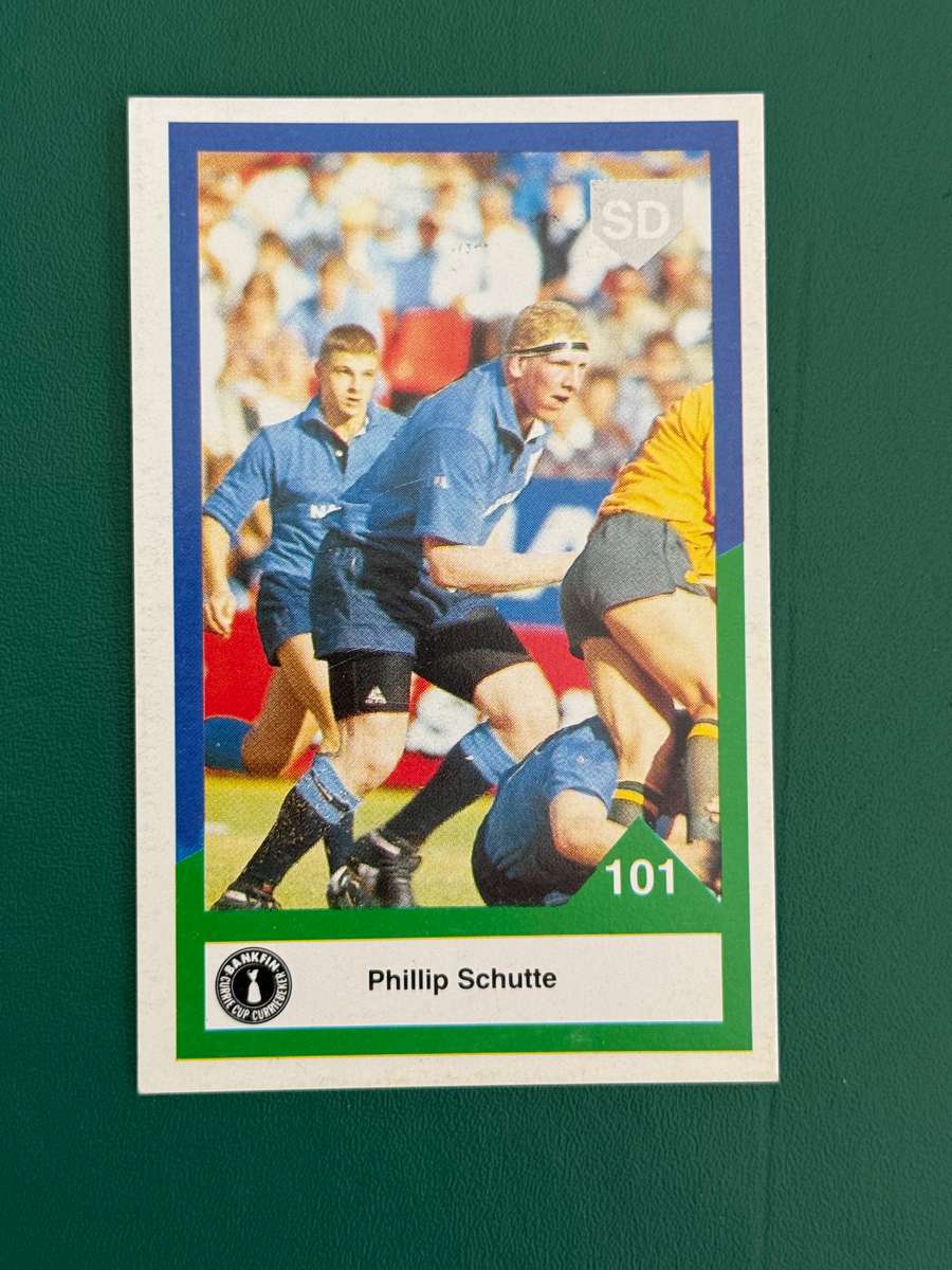 Rugby Card - Philip Schutte 1992 Sports Deck Rugby Card Nr101