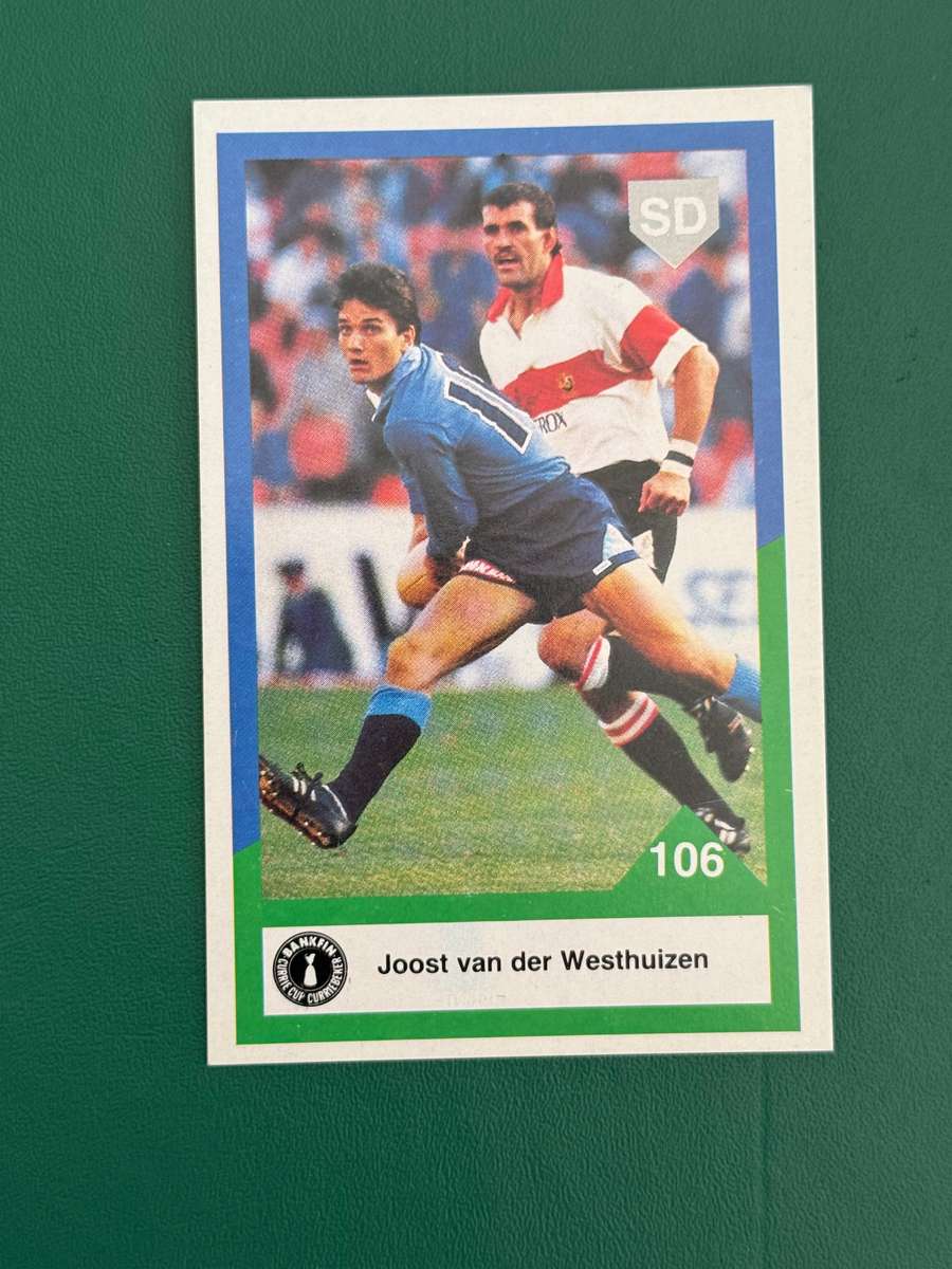 Rugby Card - Joost van der Westhuizen 1992 Sports Deck Rugby Card Nr106