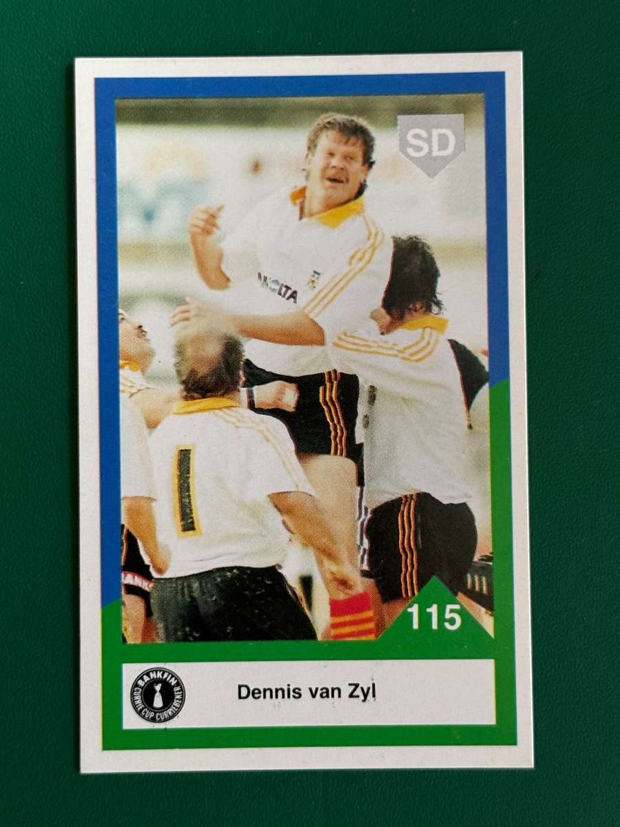Rugby Card - Dennis van Zyl (Nr115) 1992 Sports Deck Rugby Card