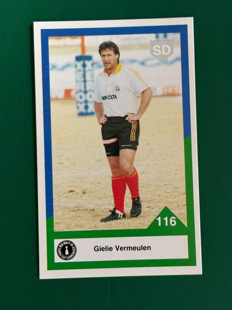 Rugby Card - Gielie Vermeulen 1992 Sports Deck Rugby Card (Nr116)