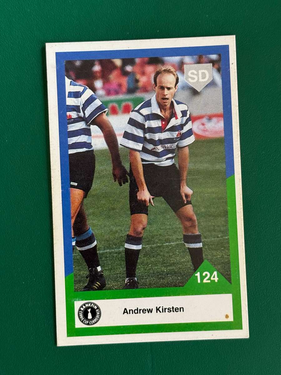 Rugby Card - Andrew Kirsten 1992 Sports Deck Rugby Card (Nr124)
