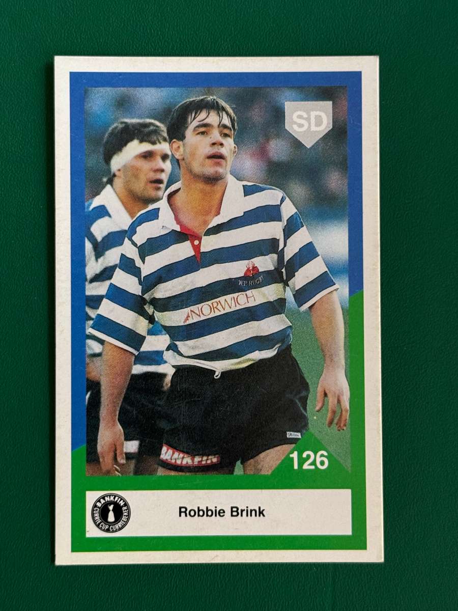 Rugby Card - Robbie Brink 1992 Sports Deck Rugby Card (Nr126)