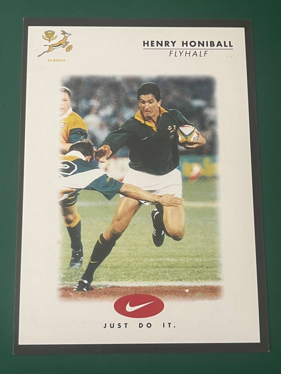Rugby Card - Henry Honiball 1999/2000 Nike Rugby Card