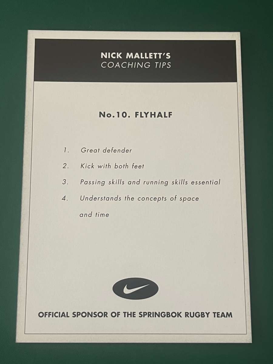 Rugby Card - Henry Honiball 1999/2000 Nike Rugby Card