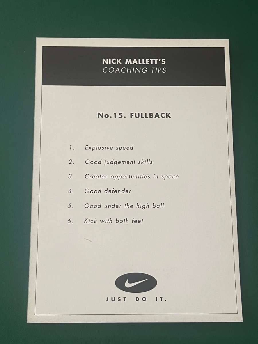 Rugby Card - Percy Montgomery 1999/2000 Nike Rugby Card