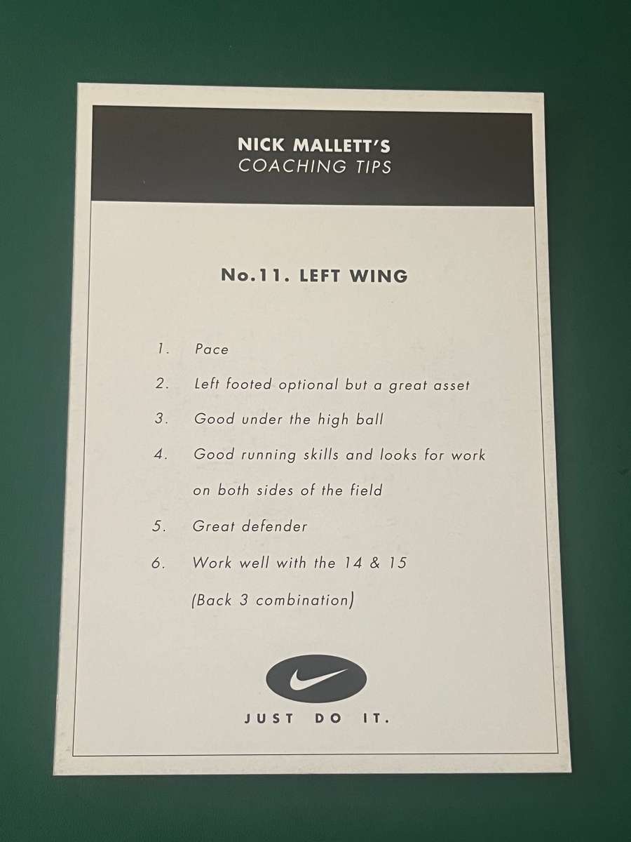 Rugby Card - Pieter Rossouw 1999/2000 Nike Rugby Card