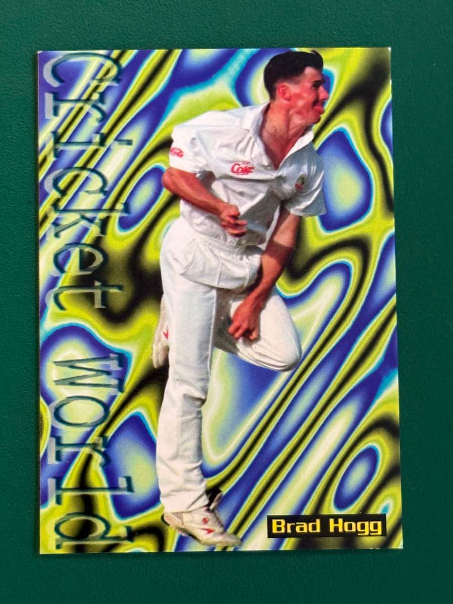 Cricket Card - Brad Hogg 1996 Sports Deck Cricket Card