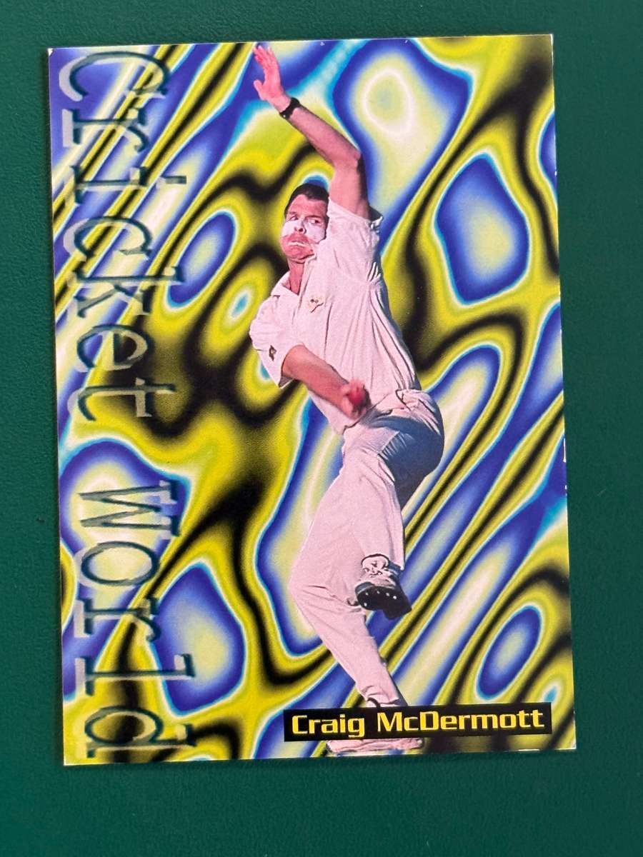 Cricket Card - Craig McDermott 1996 Sports Deck Cricket Card