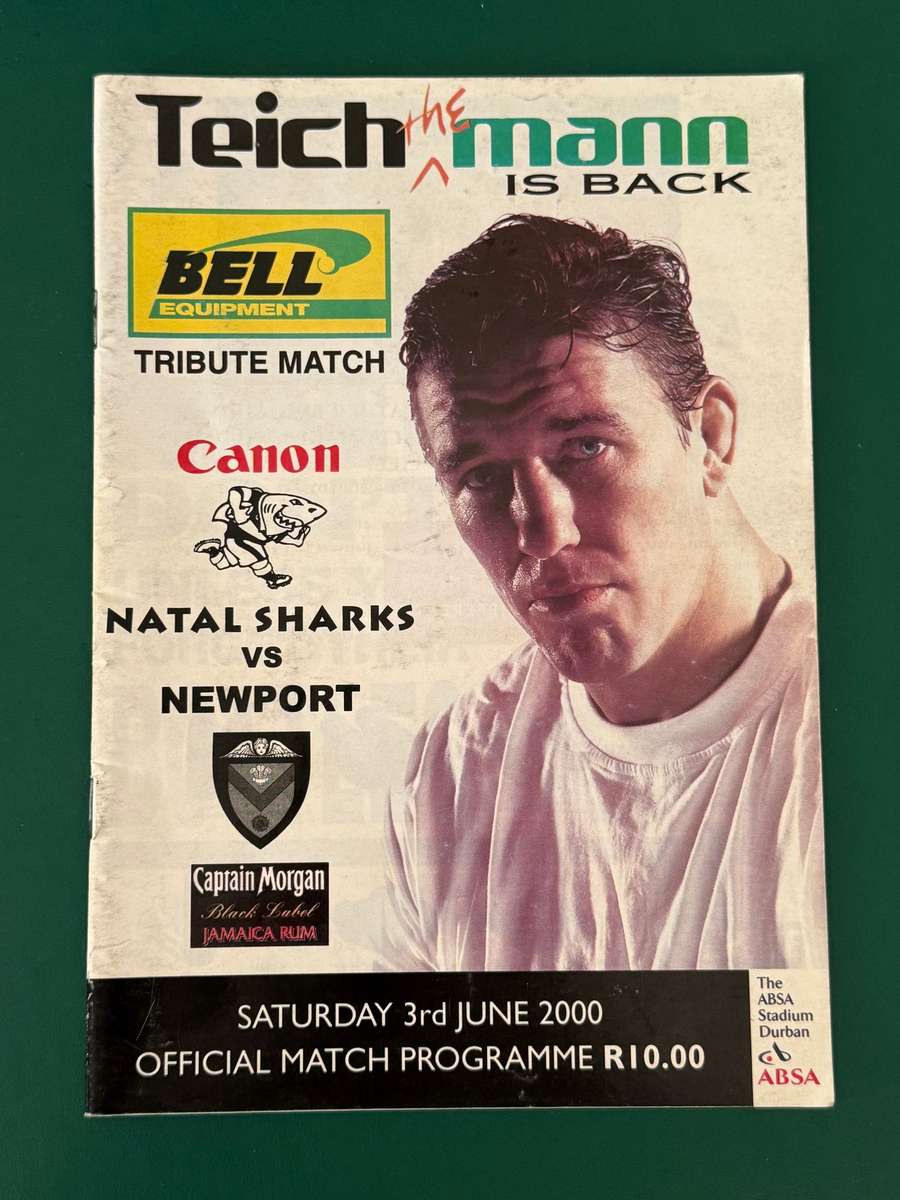 Rugby Programme - Sharks vs Newport 03/06/2000