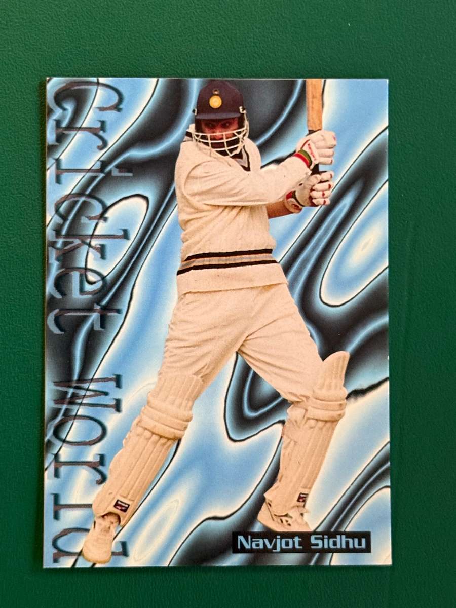 Cricket Card - Navjot Sidhu 1996 Sports Deck Cricket Card