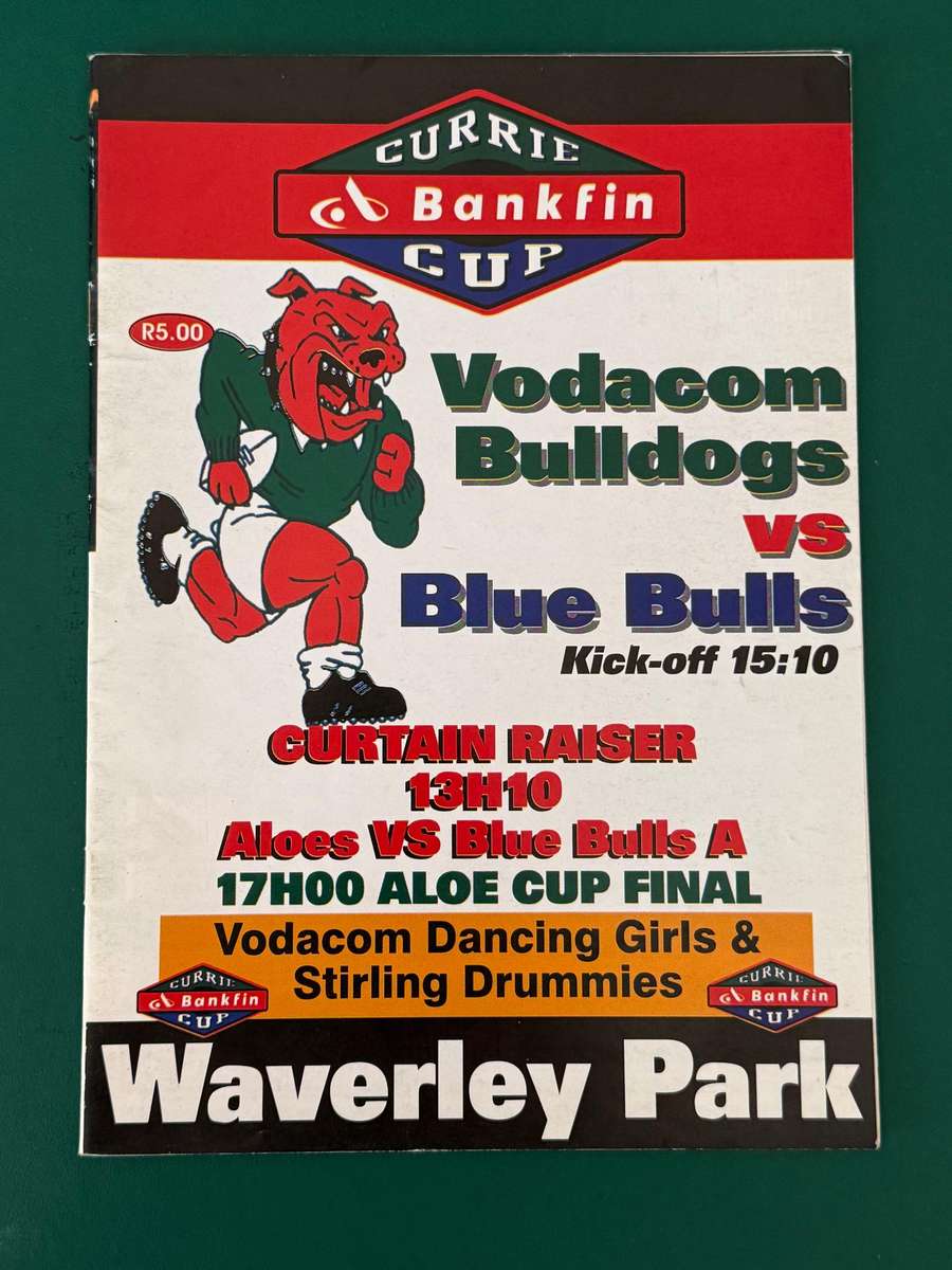 Rugby Programme - Border Bulldogs vs Blue Bulls 03/09/2000