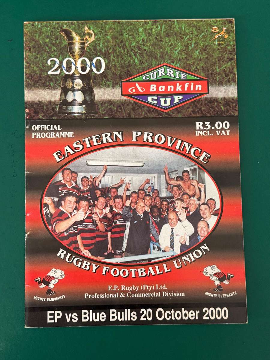Rugby Programme - Eastern-Province vs Blue Bulls 20/10/2000