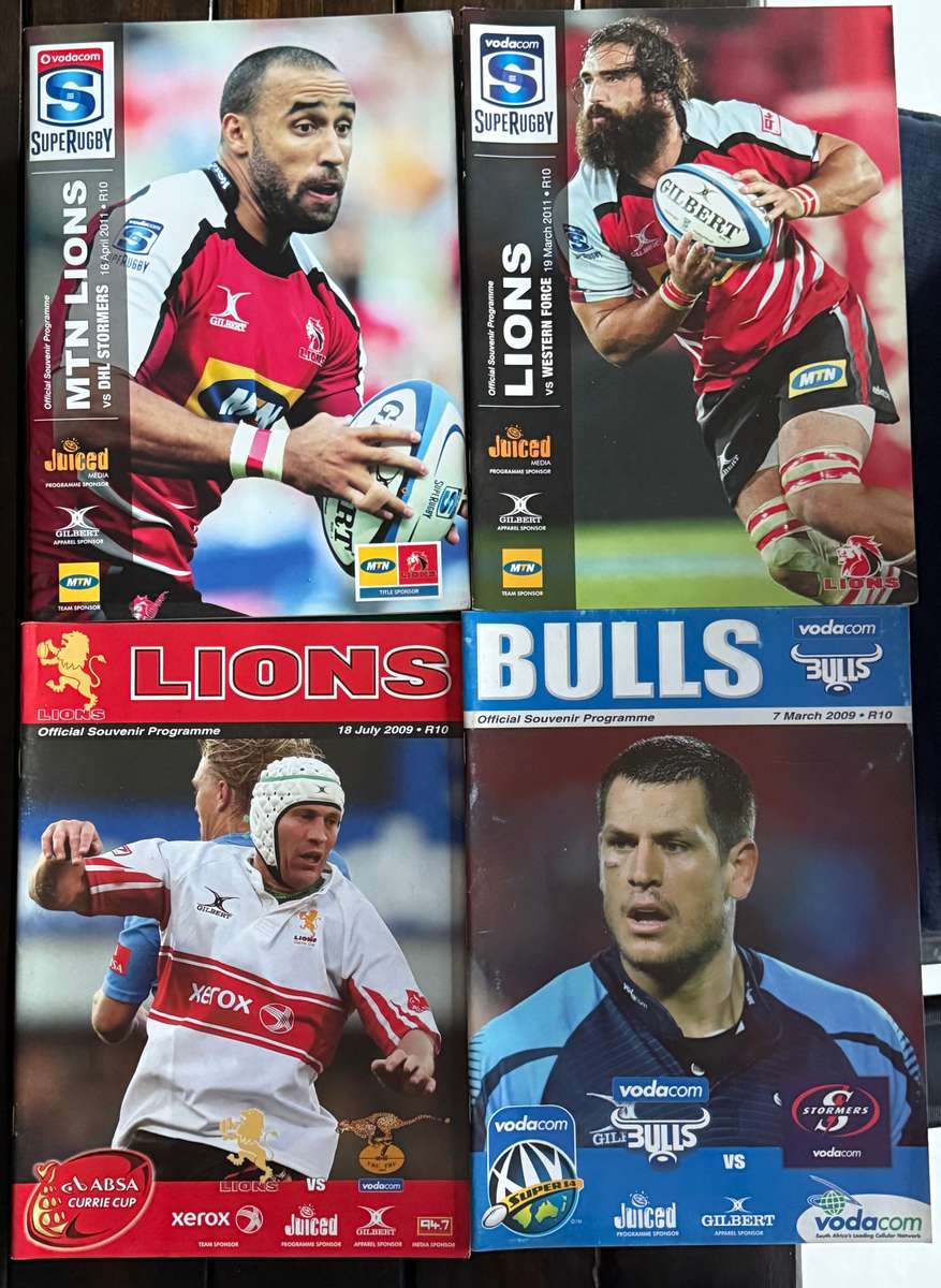 Rugby Programmes - 12 * Rugby Programmes