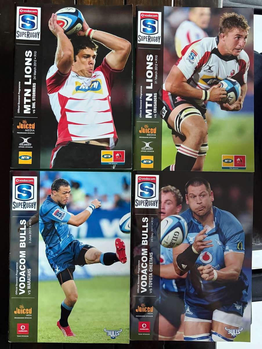 Rugby Programmes - 12 * Rugby Programmes