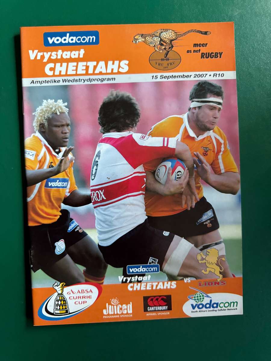 Rugby Programme - Free State vs Lions 15/09/2007