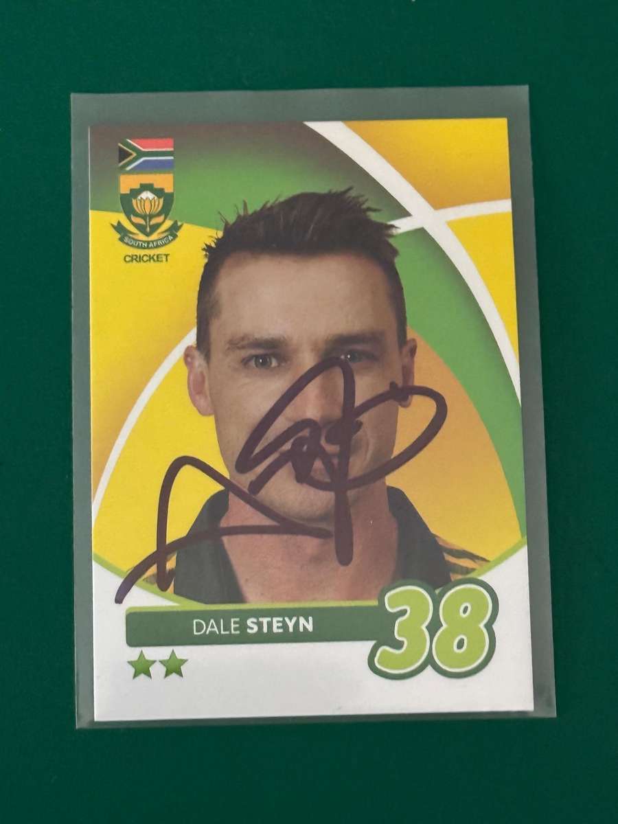 Cricket Card - *SIGNED* Dale Steyn 2014 Big Ball Cricket Card
