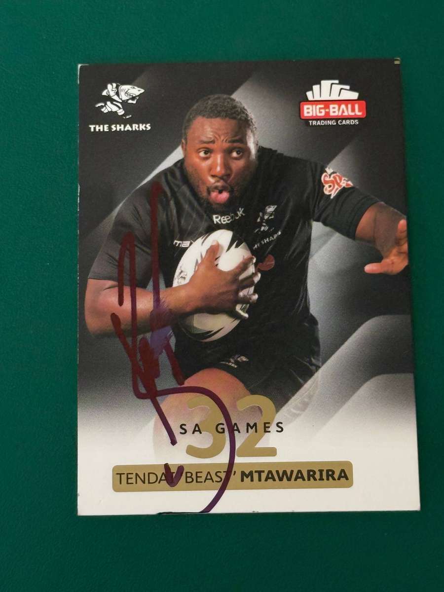 Rugby Card - *SIGNED* Tendai Beast Matawarira 2012 Big Ball Rugby Card