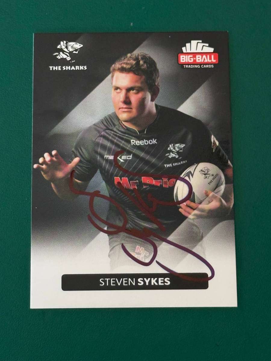 Rugby Card - *SIGNED* Steven Sykes 2012 Big Ball Rugby Card