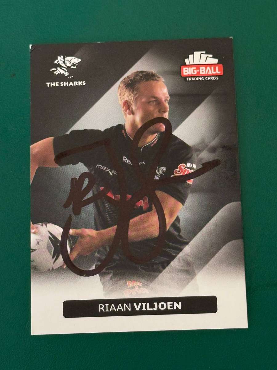 Rugby Card - *SIGNED* Riaan Viljoen 2012 Big Ball Rugby Card