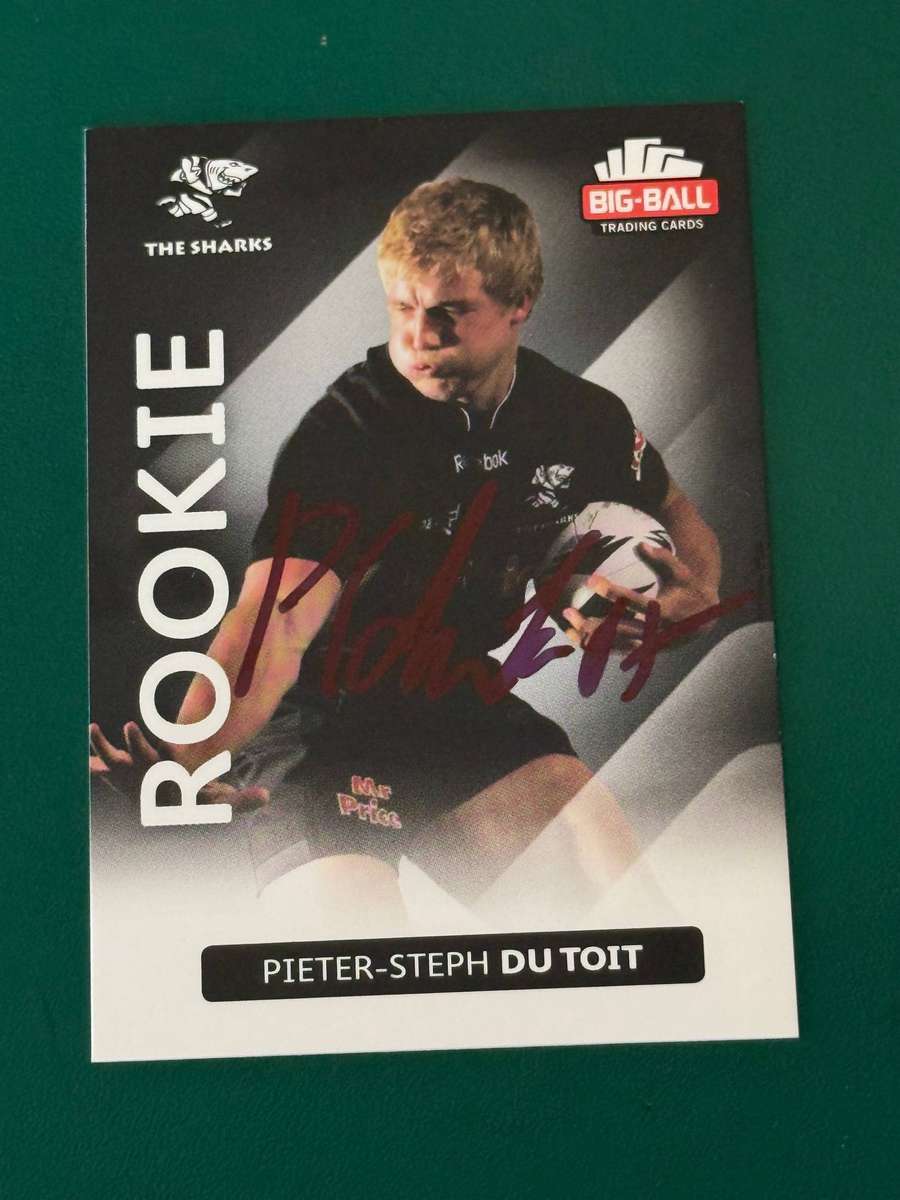 Rugby Card - *SIGNED* Pieter Steph du Toit 2012 Big Ball Rugby Card