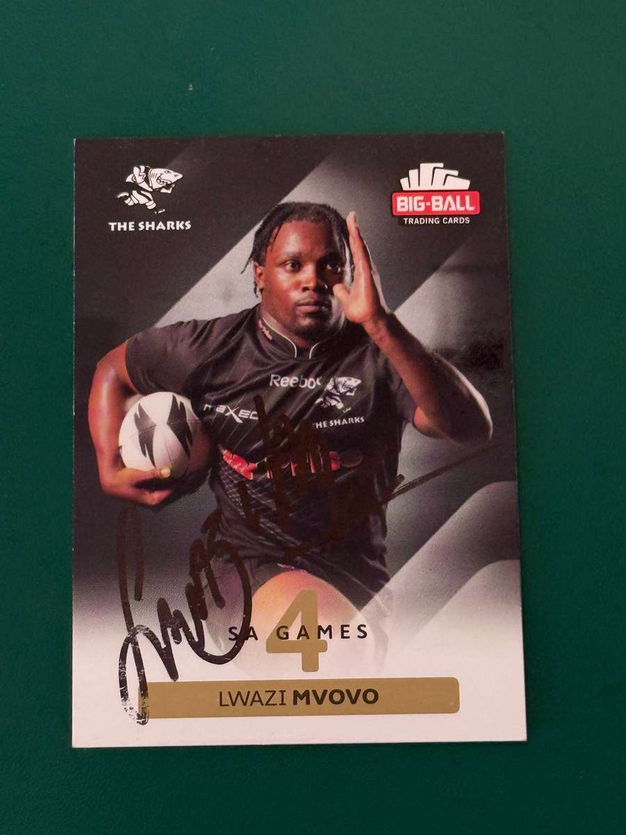 Rugby Card - *SIGNED* Lwazi Mvovo 2012 Big Ball Rugby Card