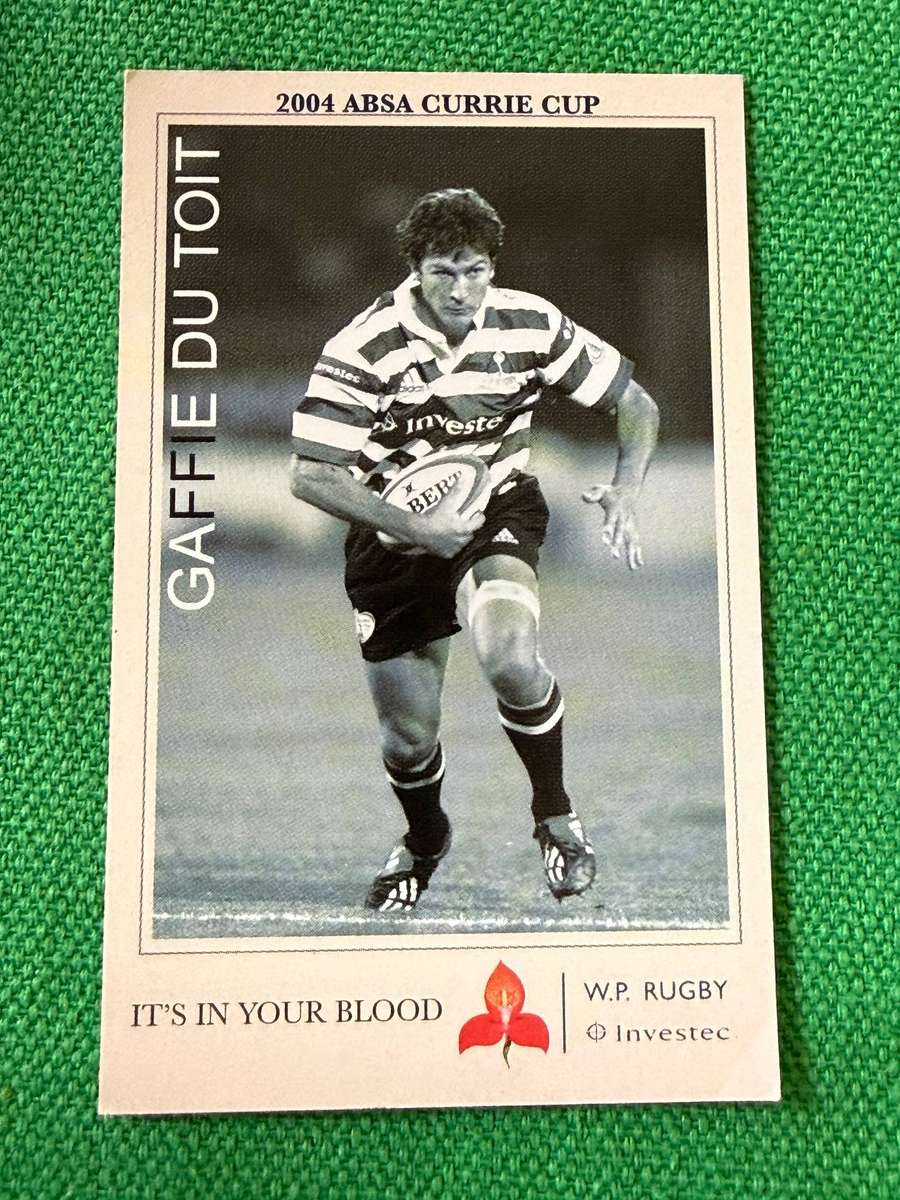 Rugby Card - Gaffie du Toit 2004 Pinnacle Rugby Card