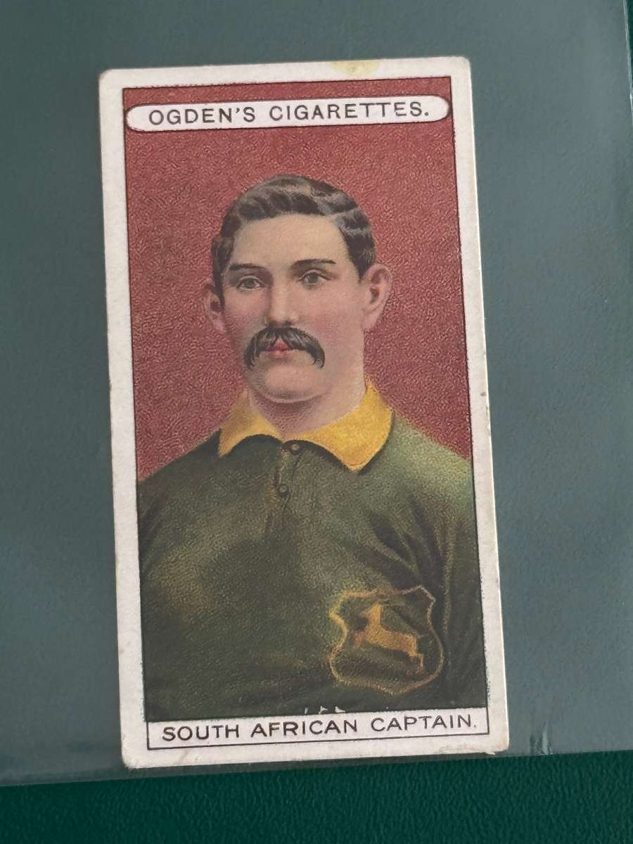 Rugby Card - 1906 Paul Roos Ogdens Cigarette Rugby Card