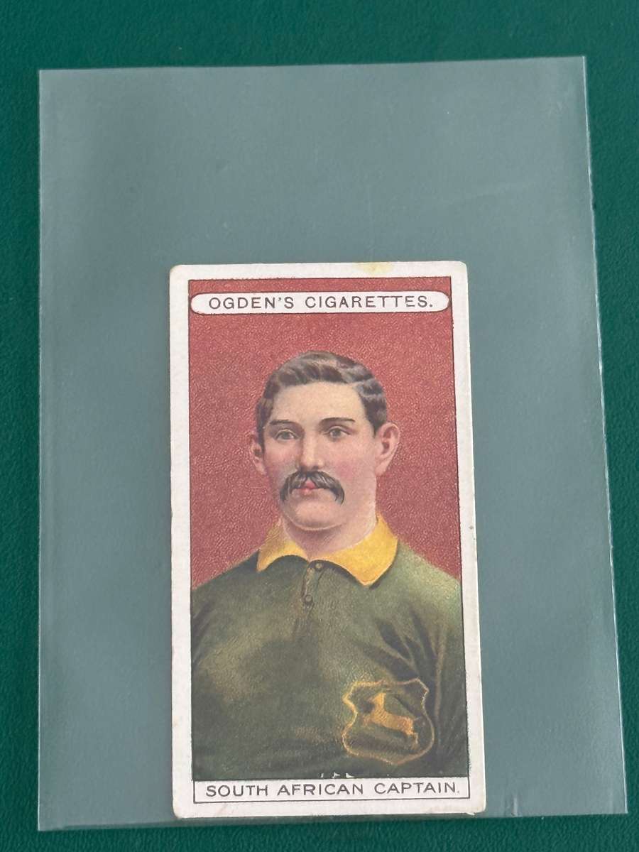 Rugby Card - 1906 Paul Roos Ogdens Cigarette Rugby Card