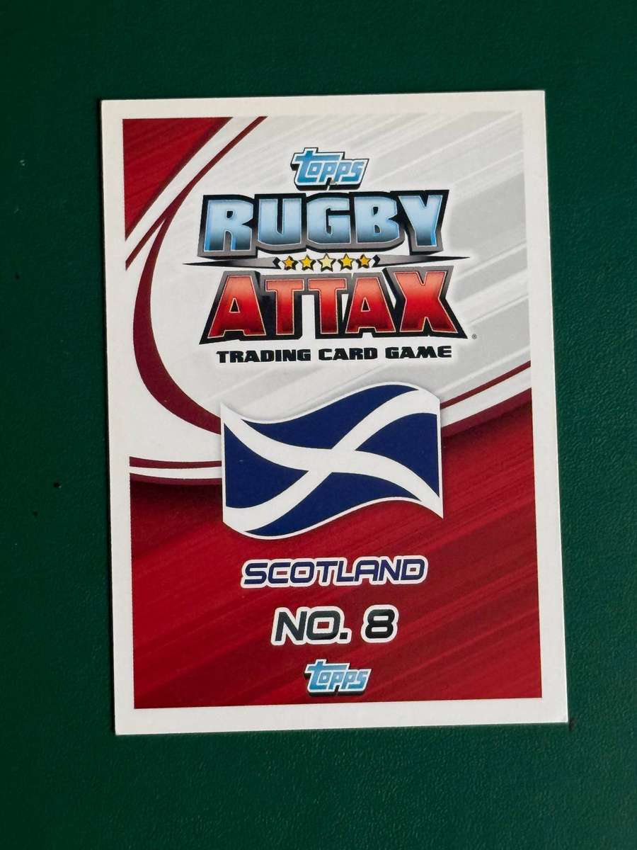 Rugby Card - *SIGNED David Denton 2015 Topps Rugby Attax Rugby Card
