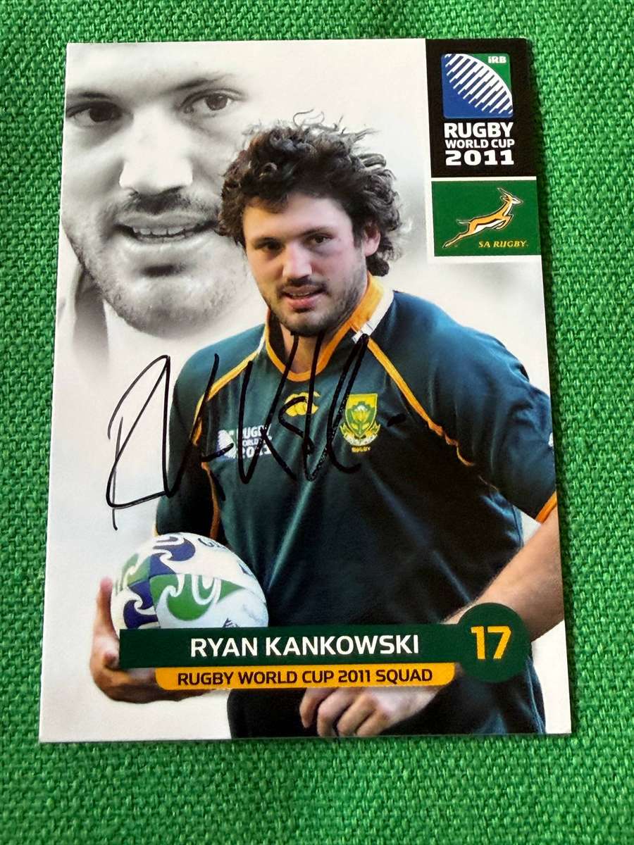 Rugby Card - *SIGNED* Ryan Kankowski 2011 Big Ball Rugby Card (Depicting 2011 RWC Squad)