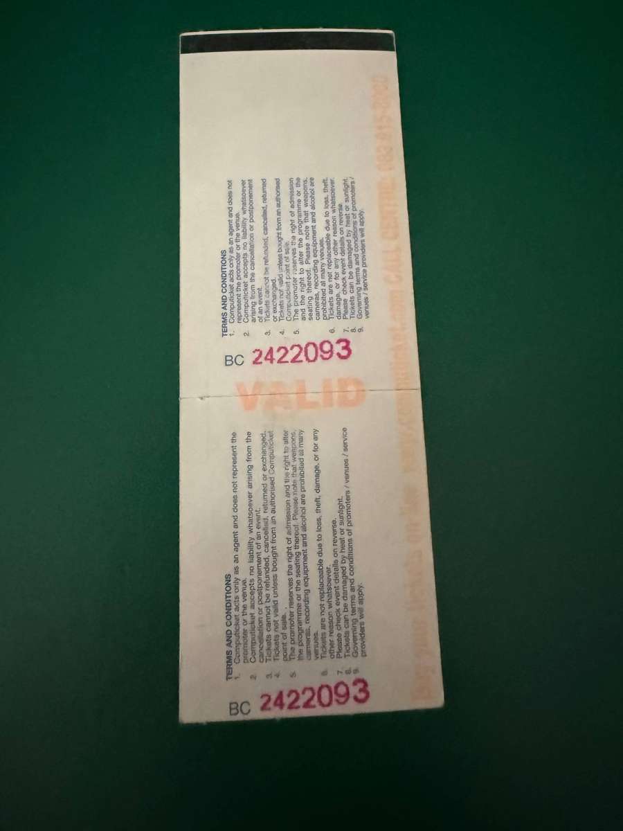Cricket Ticket - CSK vs RCB IPL Semifinal 23/05/2009