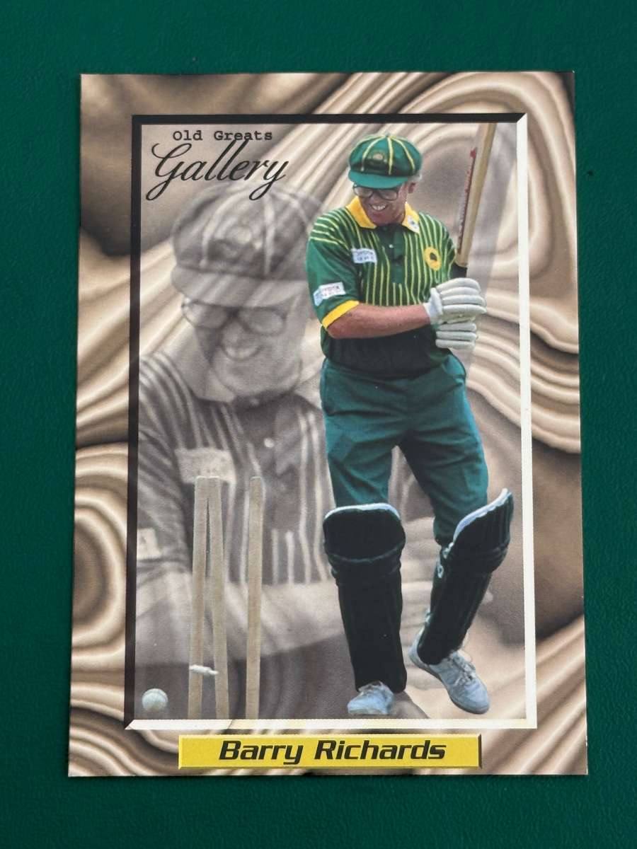 Cricket Card - Barry Richards 1996 Sports Deck Old Great Gallery Cricket Card