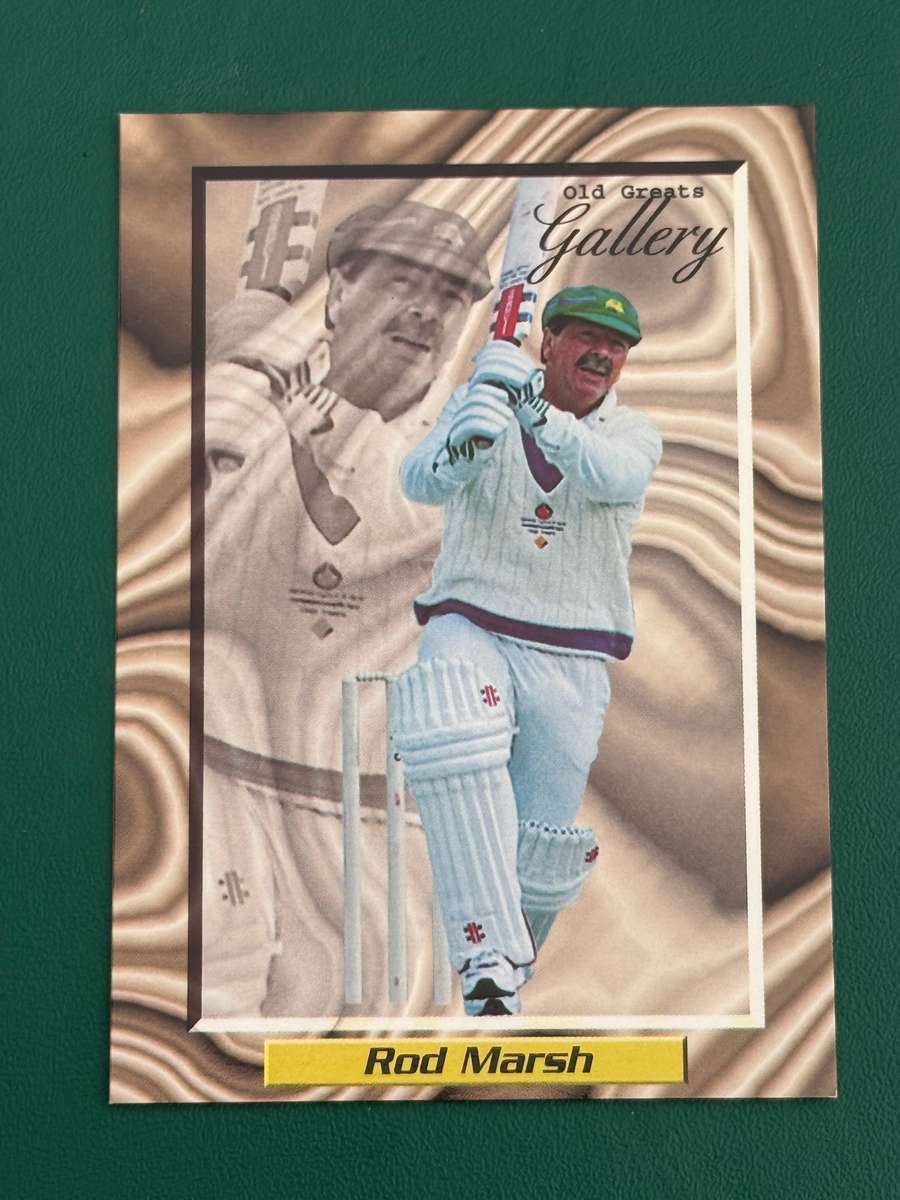 Cricket Card - Rod Marsh 1996 Sports Deck Old Great Gallery Cricket Card