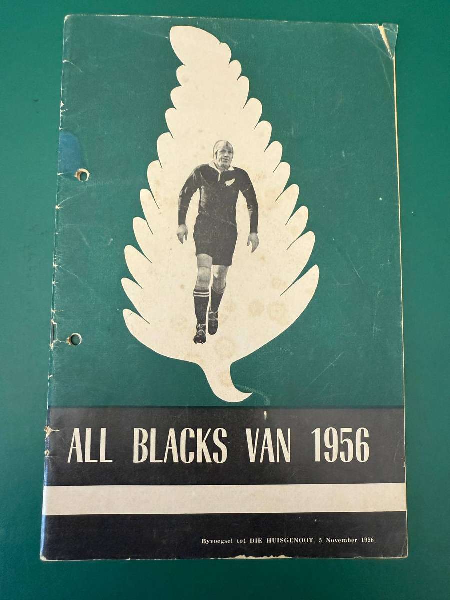 Rugby Supplement - All Blacks van 1956 (Huisgenoot Supplement 32 Pages)