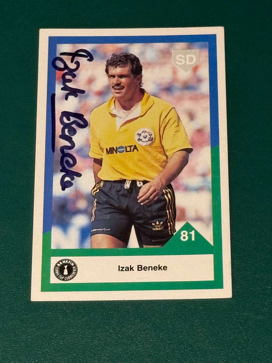 Rugby Card - *SIGNED* Izak Beneke 1992 Sports Deck Rugby Card