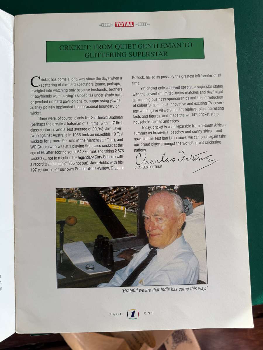 Cricket Album - 1992 Total Cricket Album and Tour Guide