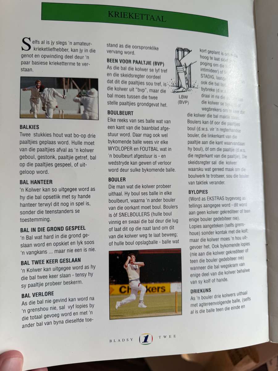 Cricket Album - 1992 Total Cricket Album and Tour Guide