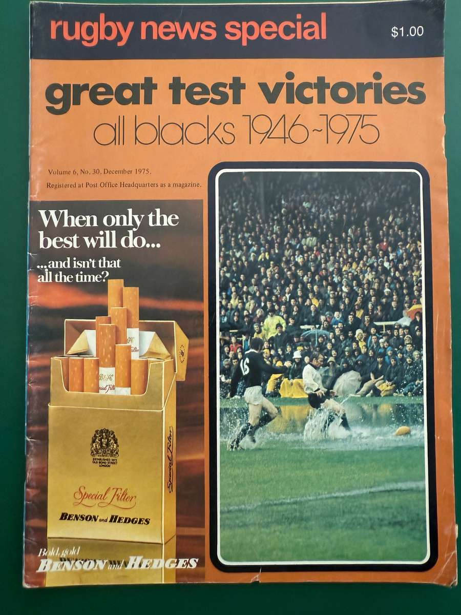 Rugby Supplement - Great Test Victories: All Blacks 1946-1975