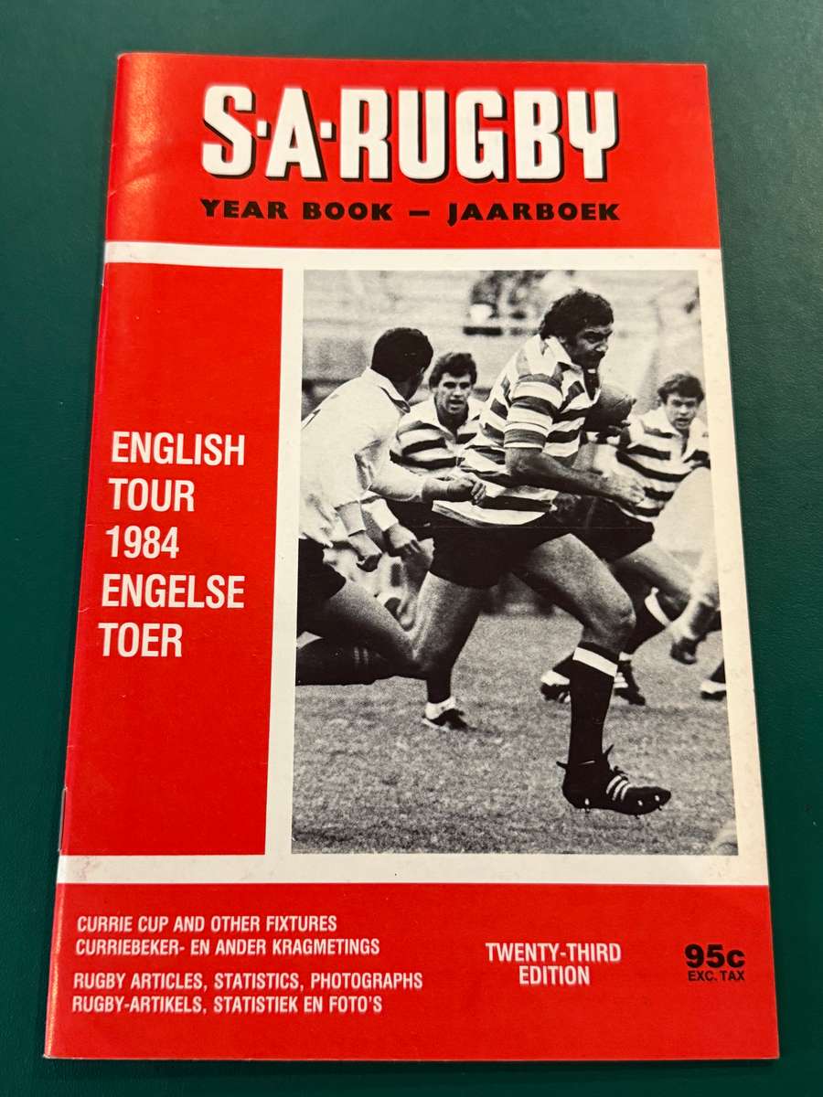 Rugby Book/Booklet- SA Rugby Annual 1984