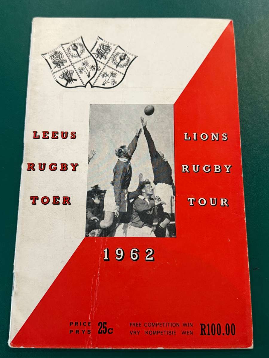 Rugby Book/Booklet- SA Rugby Annual 1962