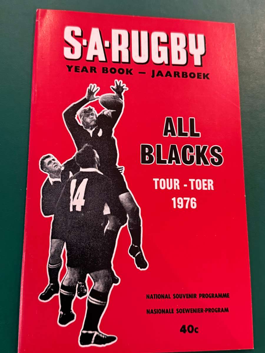 Rugby Book/Booklet- SA Rugby Annual 1976