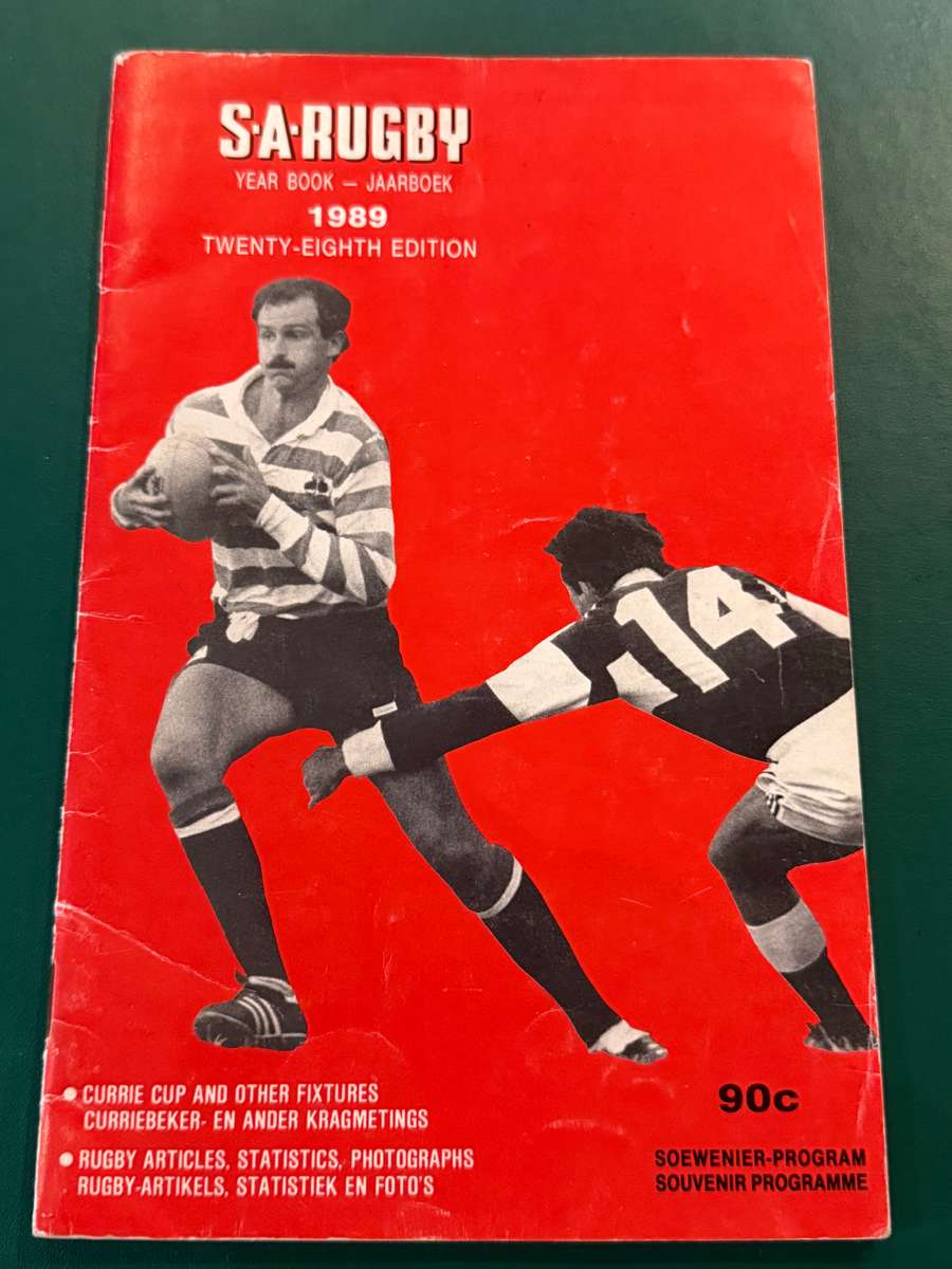 Rugby Book/Booklet- SA Rugby Annual 1989