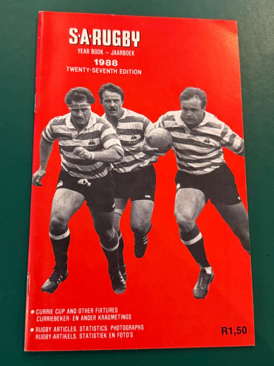 Rugby Book/Booklet- SA Rugby Annual 1988