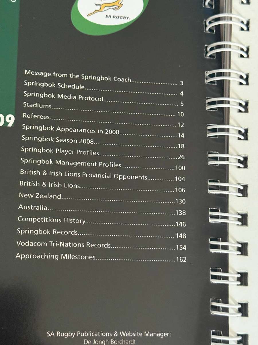 Media Guide - British and Irish Lions Tour 2009/Tri Nations 2009 (166 Pages)