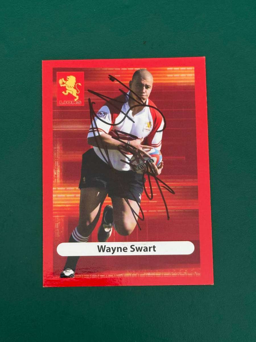 Rugby Card - *SIGNED* Wayne Swart 2009 Big Ball Rugby Card